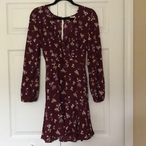 Rowa Floral Long Sleeve Dress